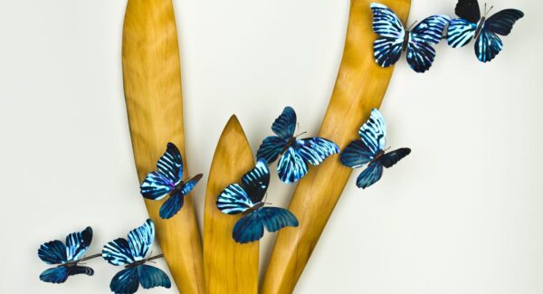 large butterfly wall sculpture, wildlife sculpture